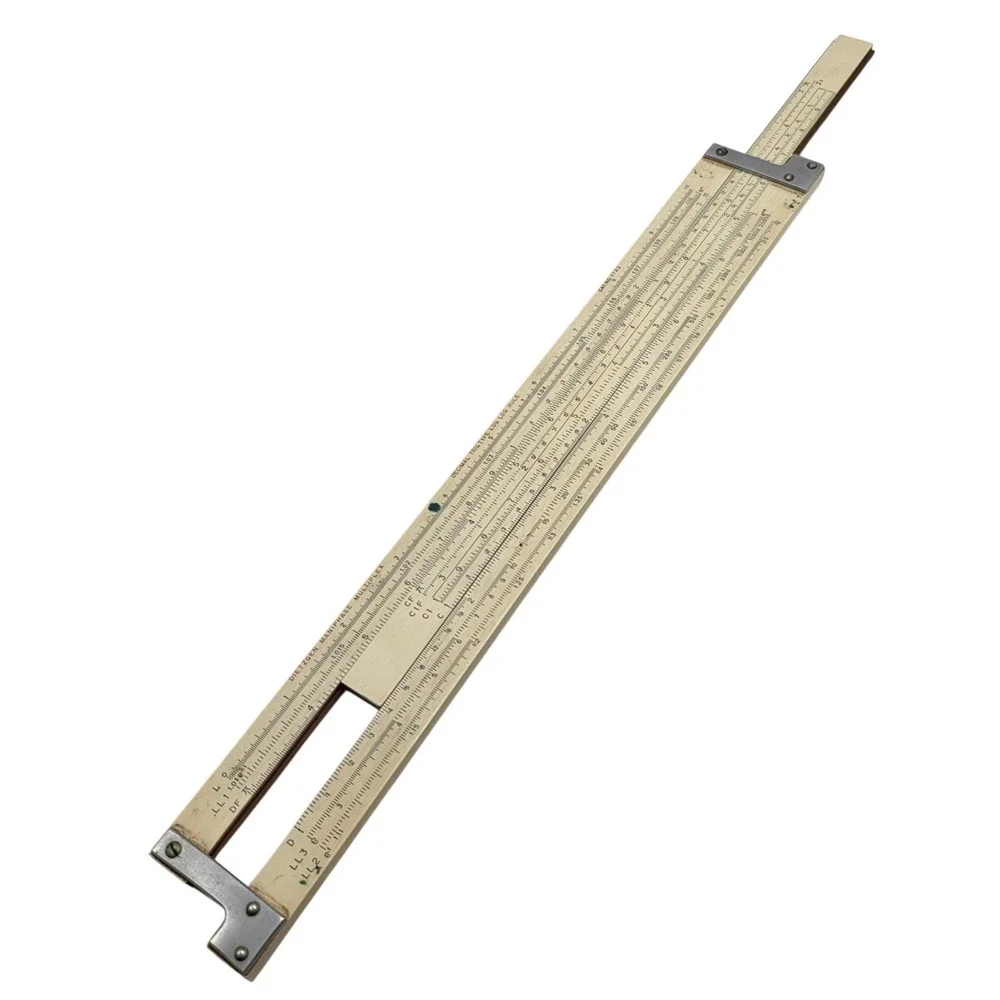 Eugene Dietzgen Maniphase Multiplex 1732 Decimal Trig Type Log Slide Rule w/case